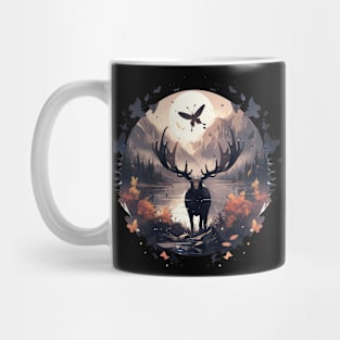 Elk deer nature Scandinavian forest Mug